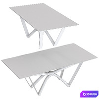 Cattelan Italia Marathon Dining Table 3D Model Vray, Corona