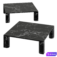 Love Me, Love Me Not Coffee Table 3D Model Vray, Corona