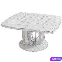 Dining table Soho Keramik Premium - Cattelan Italia 3D Model Vray