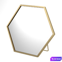 Mirror LASSBYN Ikea 3D Model Corona