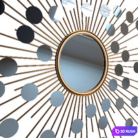 Mirror Reflections Eichholtz 3D Model Vray, Corona