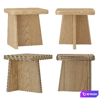 Tables Set Echos La Redoute 3D Model Corona