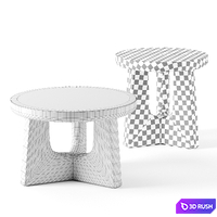 Nara tables by Poliform 3D Model Corona
