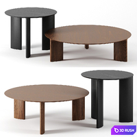 FOLHA TABLES by Wentz design 3D Model Corona