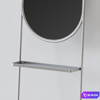 Floor Mirror by Zelma 3D Model Vray, Corona