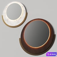 Capital Collection Rondo Mirrors 3D Model Vray, Corona