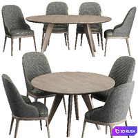 Sfer Table ROB S Chair 3D Model Corona