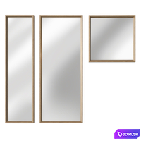 Ikea NISSEDAL Mirror 3D Model Vray, Corona