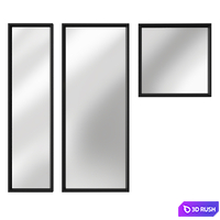 Ikea NISSEDAL Mirror 3D Model Vray, Corona