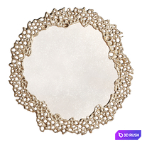 Decorative mirror Honeycomb Garda Decor 3D Model Corona