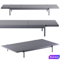 Table Minotti Superquadra 2021 collection 3D Model Vray