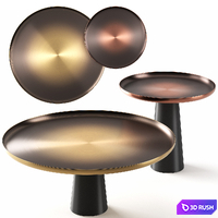 Sunrise &amp; Sunset Coffee Table By De Castelli 3D Model Vray, Corona