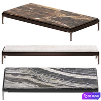 Minotti Patio Table 180 cm 5 Colors Version 3D Model Corona