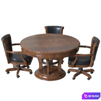 Brunswick Centennial Game Table Chair Set 3D Model Corona