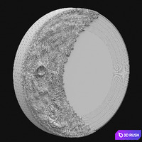 Moon Mirror by Mercado 3D Model Corona