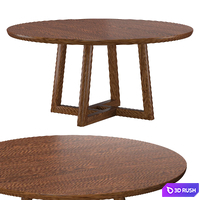 ROULETTE ROUND EXTENSION TABLE 3D Model Vray, Corona