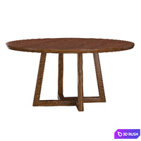 ROULETTE ROUND EXTENSION TABLE 3D Model Vray, Corona