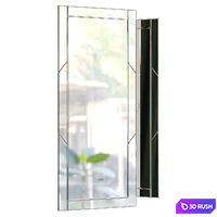 Mirror with facet for the hallway 3D Model Corona