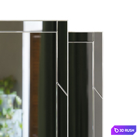 Mirror with facet for the hallway 3D Model Corona