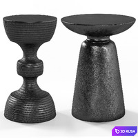 Dantone coffee table Set-1 3D Model Vray, Corona