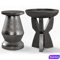 Dantone coffee table Set-1 3D Model Vray, Corona