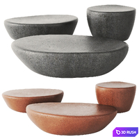 Stony by Minotti 3D Model Vray, Corona