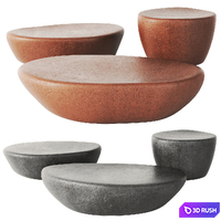 Stony by Minotti 3D Model Vray, Corona