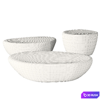 Stony by Minotti 3D Model Vray, Corona