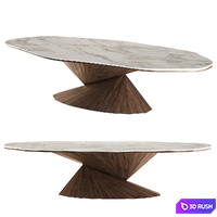 Bonsai Dining Table by Alma de Luce 3D Model Corona