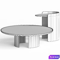 Cortigiani 1953 Jasper and Robert Coffee Table 3D Model Vray, Corona