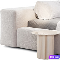 Extra soft bed by Living Divani 3D Model Corona
