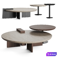 Emmemobili Antinomia Coffee Tables 3D Model Vray, Corona