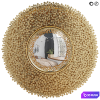 Robin Mirror Boca Do Lobo 3D Model Vray, Corona