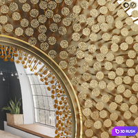 Robin Mirror Boca Do Lobo 3D Model Vray, Corona