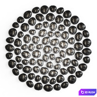 Abstract mirror by Zieta 3D Model Vray, Corona