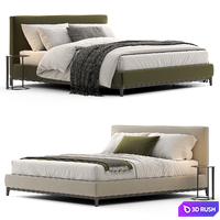 Andersen Bed 3D Model Vray, Corona
