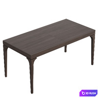 Bridge folding dining table from Dantone Home 3D Model Vray, Corona
