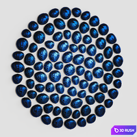 Abstract mirror by Zieta 3D Model Vray, Corona