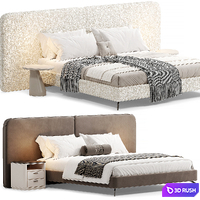 Selli Bed By Evanyrouse 3D Model Corona