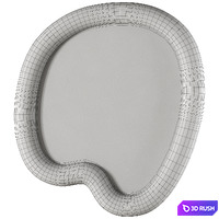 Zazu wool mirror manner &amp; matter 3D Model Vray, Corona