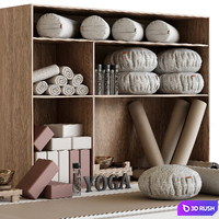 Yoga equipment 3D Model Vray, Corona
