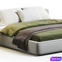 Bullfrog Loft Bed 3D Model Vray, Corona