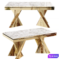 Extensible dining table Ixlos 3D Model Corona
