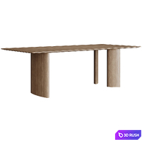 Dining table EICHHOLTZ Kitchen table 3D Model Corona