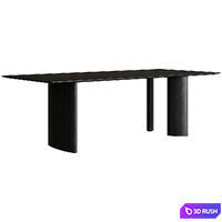 Dining table EICHHOLTZ Kitchen table 3D Model Corona