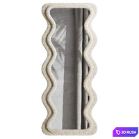Wavy mirror set 3D Model Corona