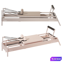 Pilates exercise machine .fonv Reformer Professional 3D Model Corona