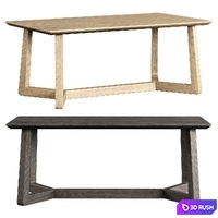 Edu Wooden Dining Table L1800 / Kitchen wooden table 3D Model Corona