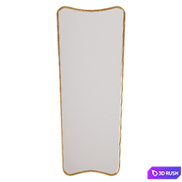Set of mirrors | Modernist Mirror 3D Model Corona