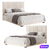 Sharon's bed 3D Model Corona